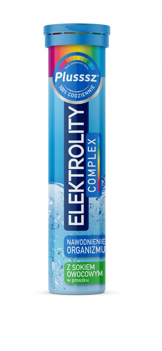 Suplement diety, PLUSSSZ Elektrolity Complex sód potas magnez 20szt
