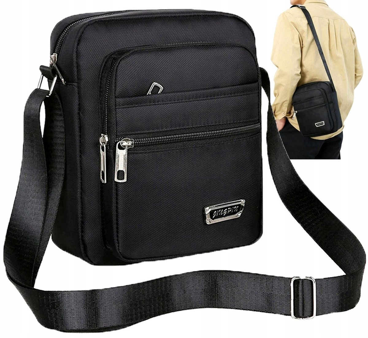 Saszetka Torba Torebka Męska Damska Sportowa Ramię