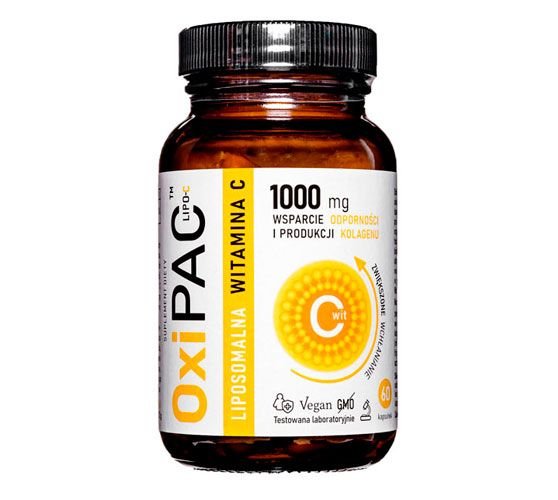 Aronpharma Lipo 4U Vit. C Liposomalna Witamina C, Suplement diety, 60 kapsułek