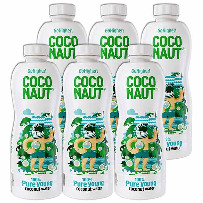 6x Woda kokosowa COCONAUT z młodego kokosa 1000ml