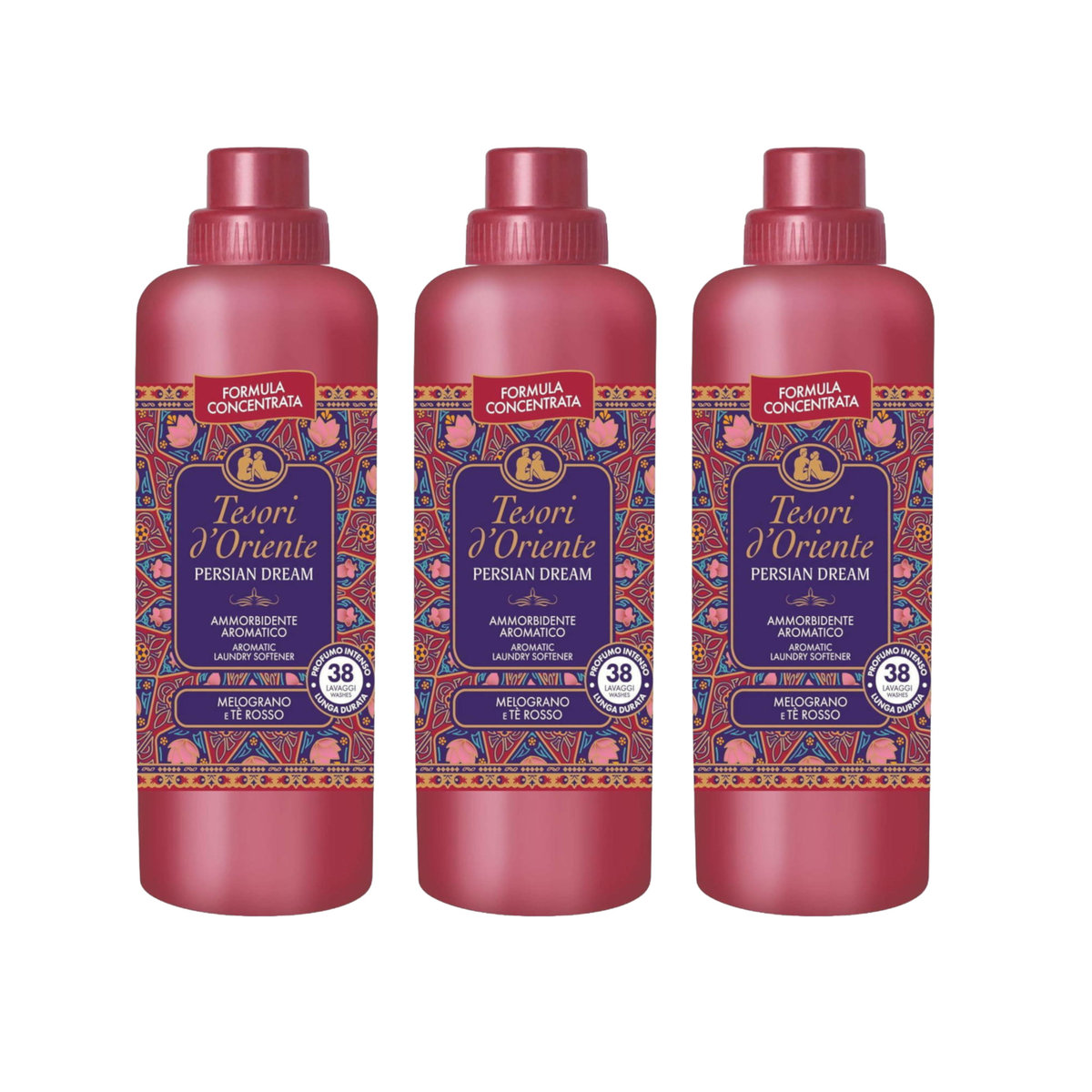 3x Płyn do płukania TESORI D'ORIENTE Persian Dream 38 płukań 760 ml