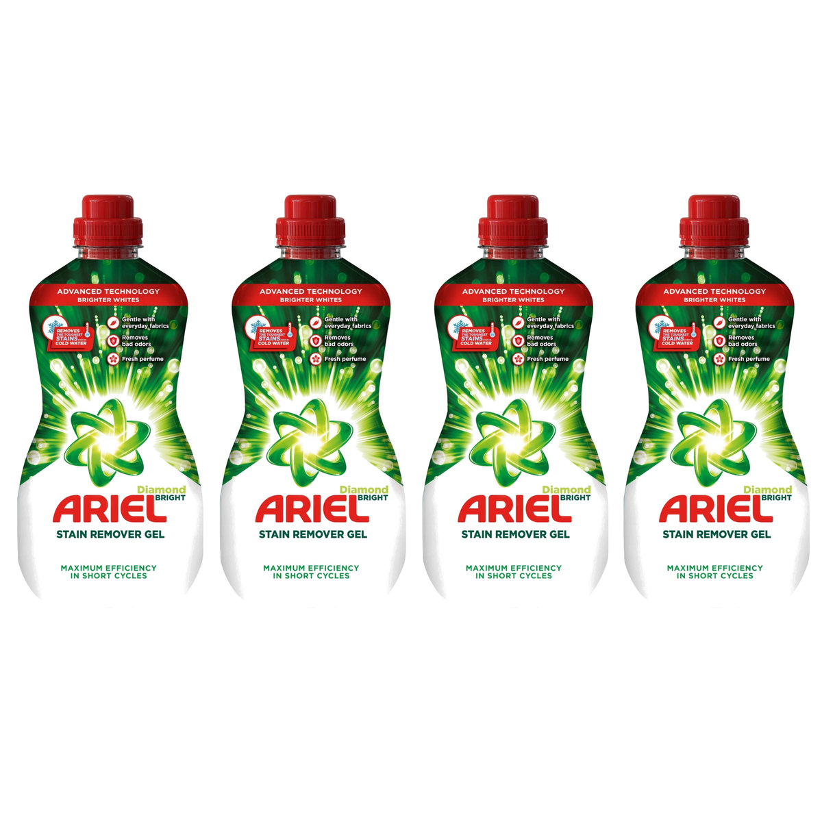 4x Odplamiacz do tkanin ARIEL Stain Remover do białego 950 ml