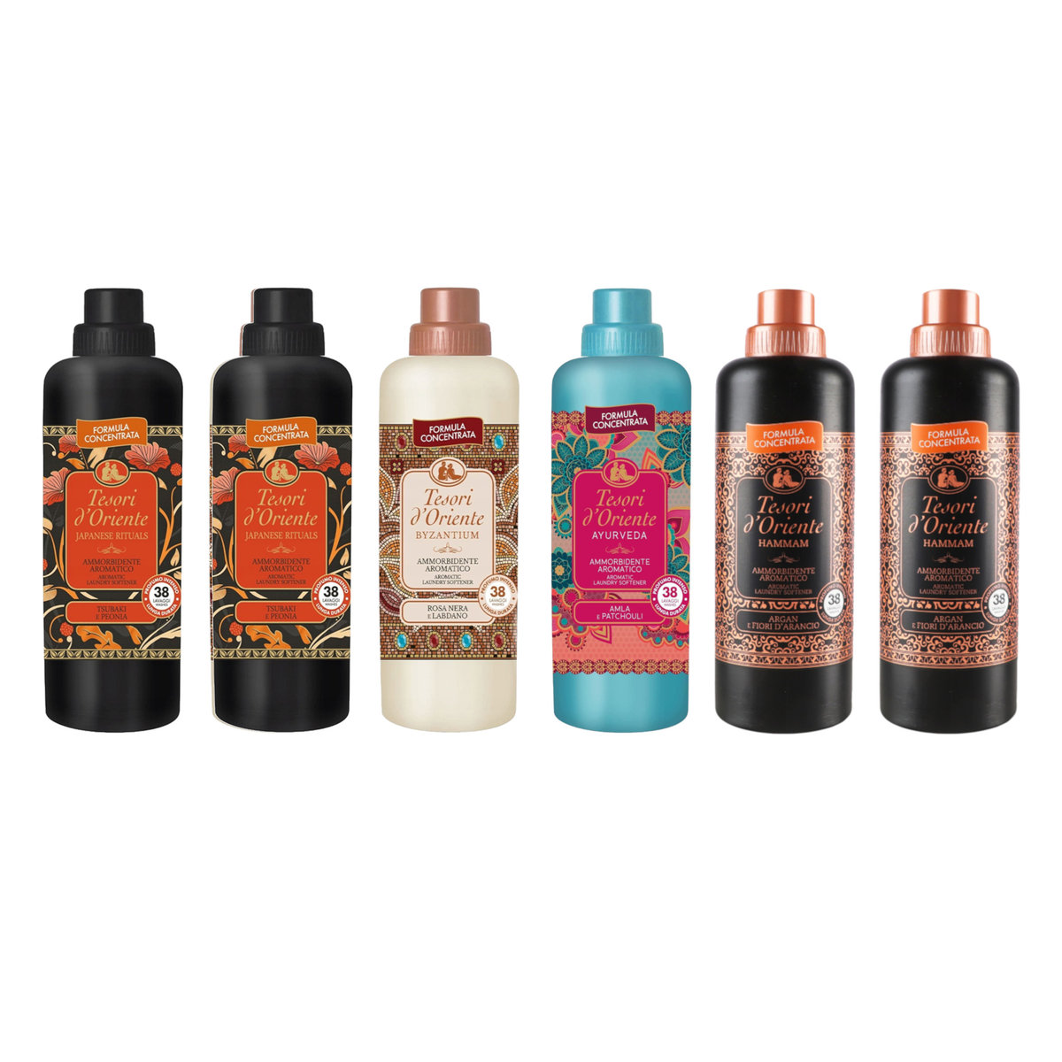 Płyn do płukania TESORI D'ORIENTE Mix zapachów 6x 760 ml