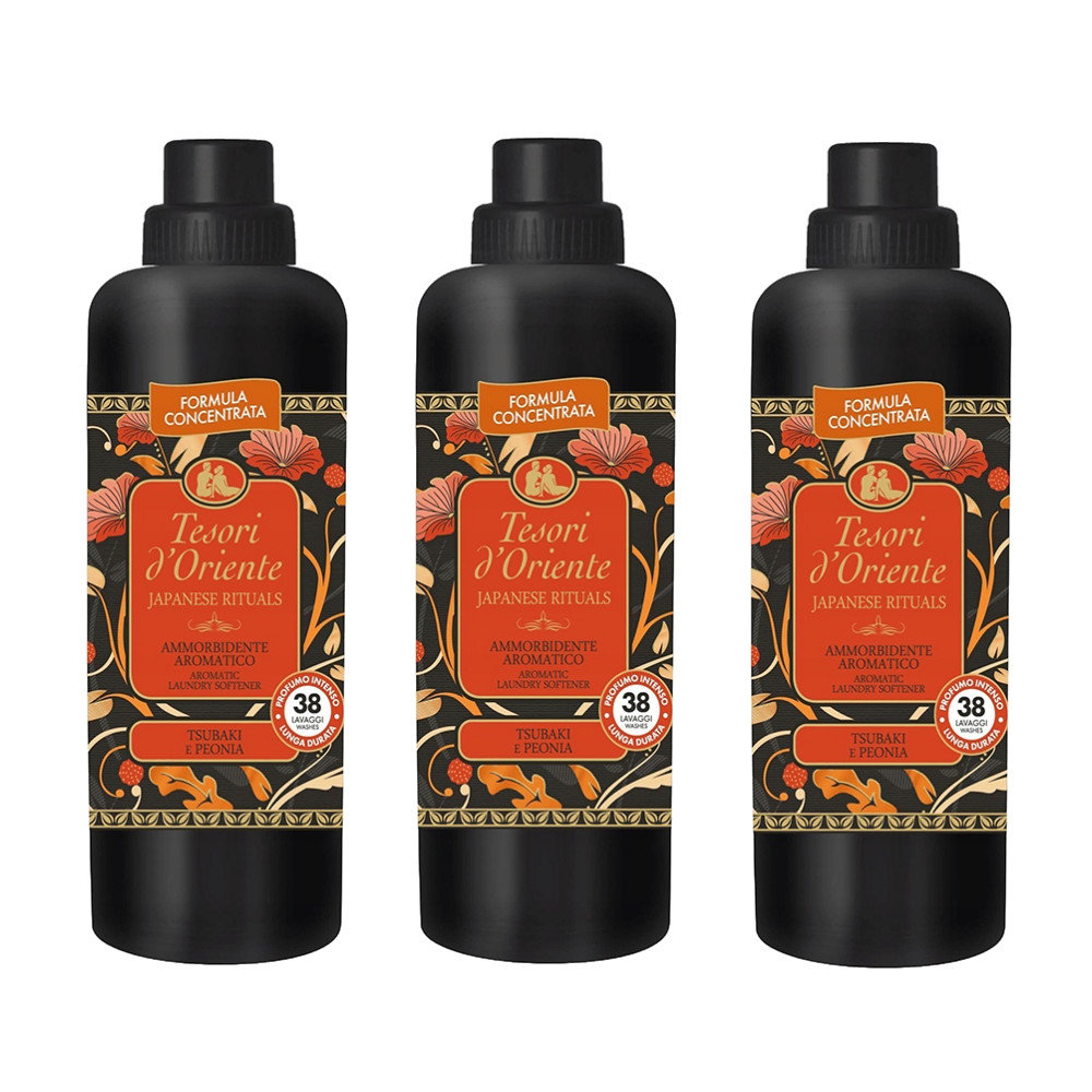 3x Płyn do płukania TESORI D'ORIENTE Japanese Rituals 38 płukań 760 ml