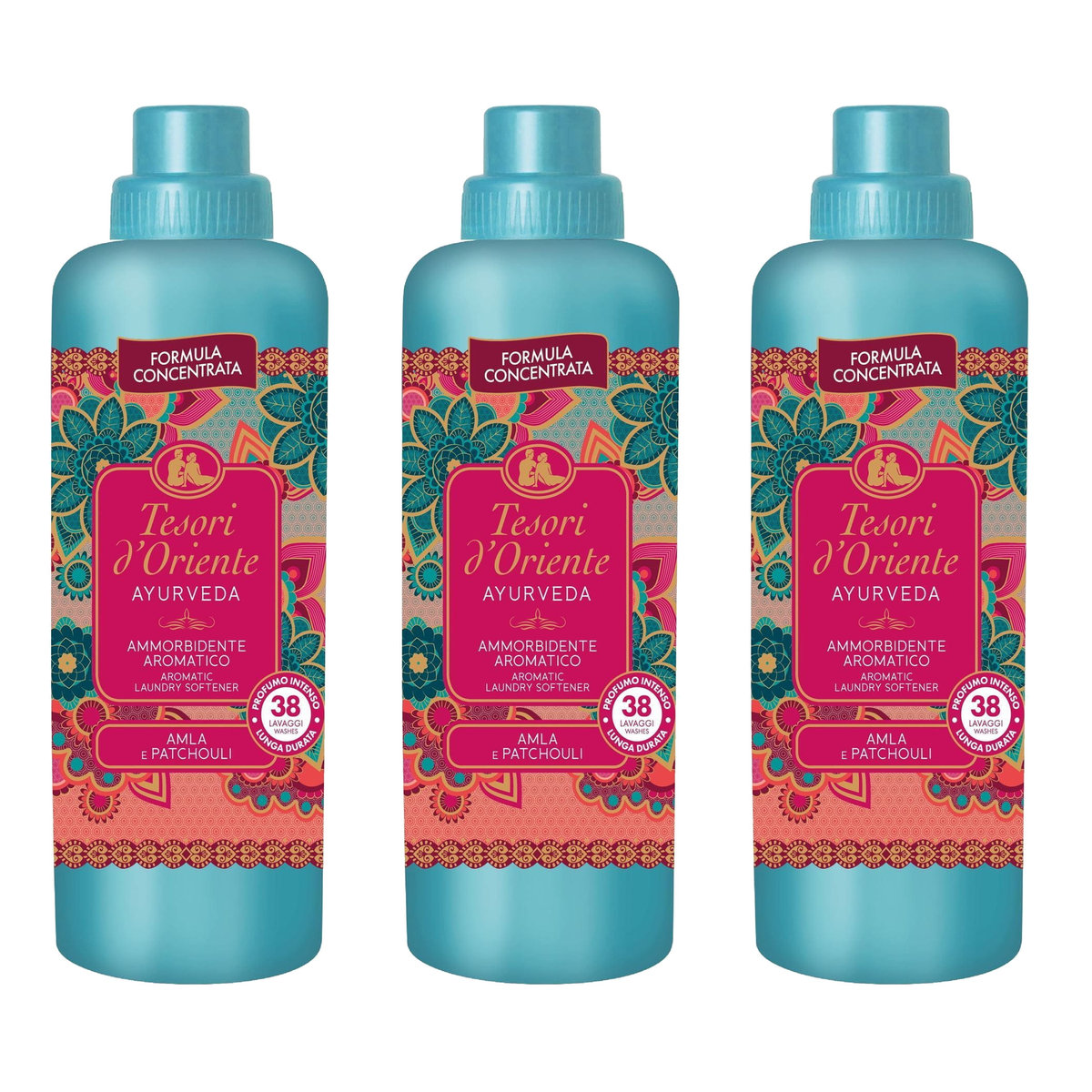 3x Płyn do płukania TESORI D'ORIENTE Ayurveda 38 płukań 760 ml