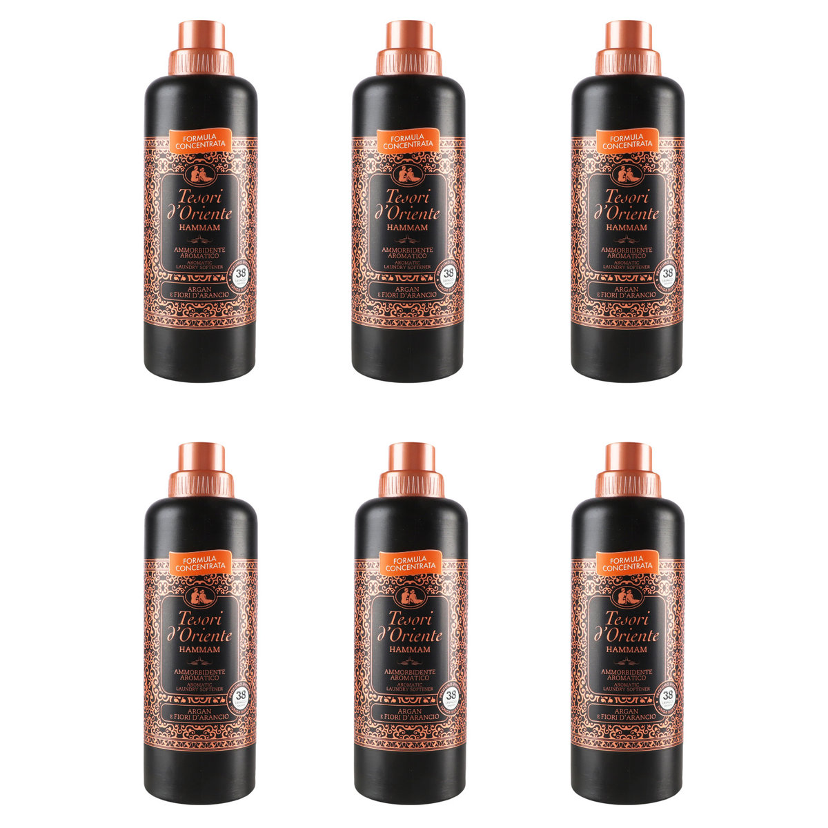 6x Płyn do płukania TESORI D'ORIENTE Hammam 38 płukań 760 ml
