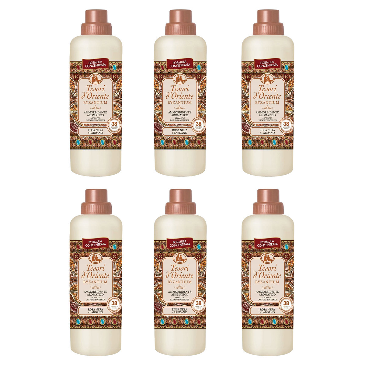 6x Płyn do płukania TESORI D'ORIENTE Byzantium 38 płukań 760 ml
