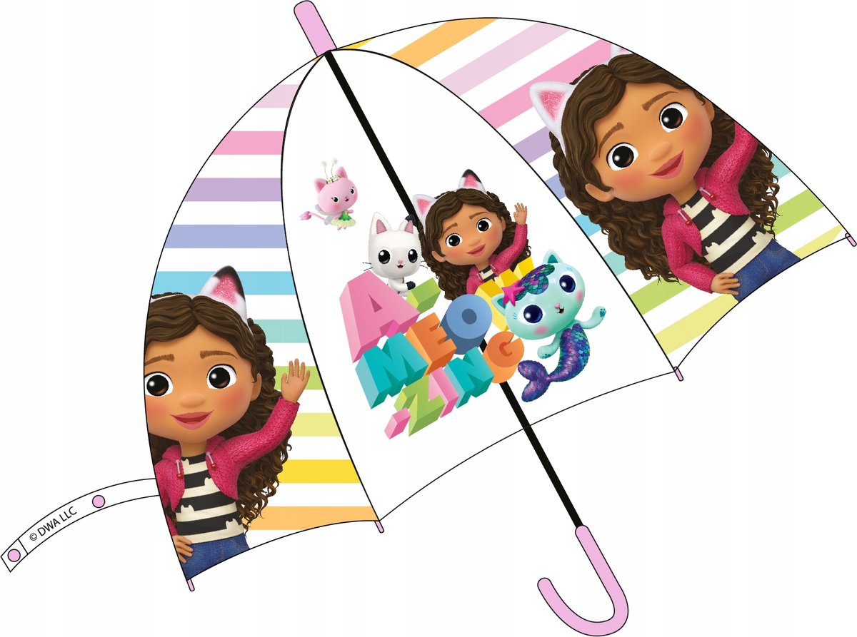 Parasolka Koci Domek Gabi Dziecięcy Parasol Gabby Dollhouse Klosz
