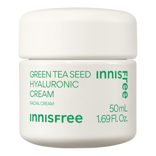 Innisfree - Krem Nawilżający Z Kwasem Hialuronowym I Zieloną Herbatą - Krem Nawilżający - green Tea Cream 50 ml - Dla Kobiet