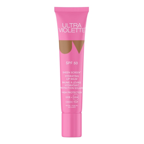 Ultra Violette - Sheen Screen Spf 50 Smoothie - Nawilżający Przeciwsłoneczny Balsam Do Ust - Choc Top  15 g - Dla Kobiet