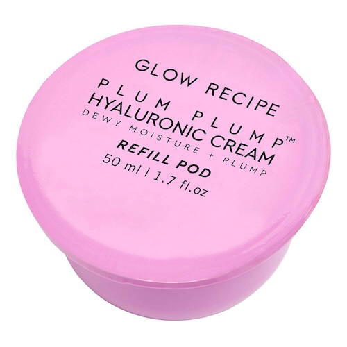 glow Recipe - Plum Plump Hyaluronic - Żel-krem Nawilżający - Wkład Uzupełniający - Plum Plump Hyaluronic Cream Refill Pod - Dla Kobiet