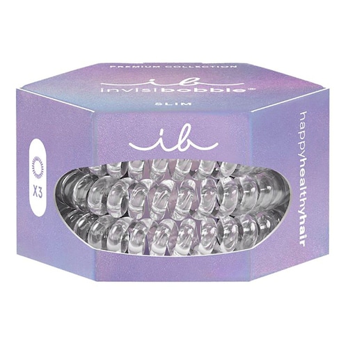 Invisibobble - Slim Premium - Crystal Clear, gumka Do Włosów - Slim Premium Crystal Clear - Dla Kobiet