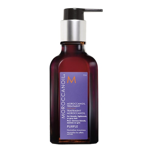 Moroccanoil - Soin Moroccanoil Violet - Kuracja Do Włosów Blond, Pasemek I Siwych - Moroccan Oil Treatment Purple 50ml - Dla Kobiet