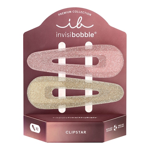 Invisibobble - Clipstar Premium Simply Pinktastic - Spinki Do Włosów - Barrette Pinktastic - Dla Kobiet