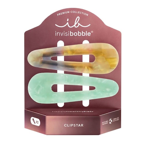 Invisibobble - Clipstar Premium Rainbow Carousel - Spinki Do Włosów - Barrette Rainbow Carousel - Dla Kobiet