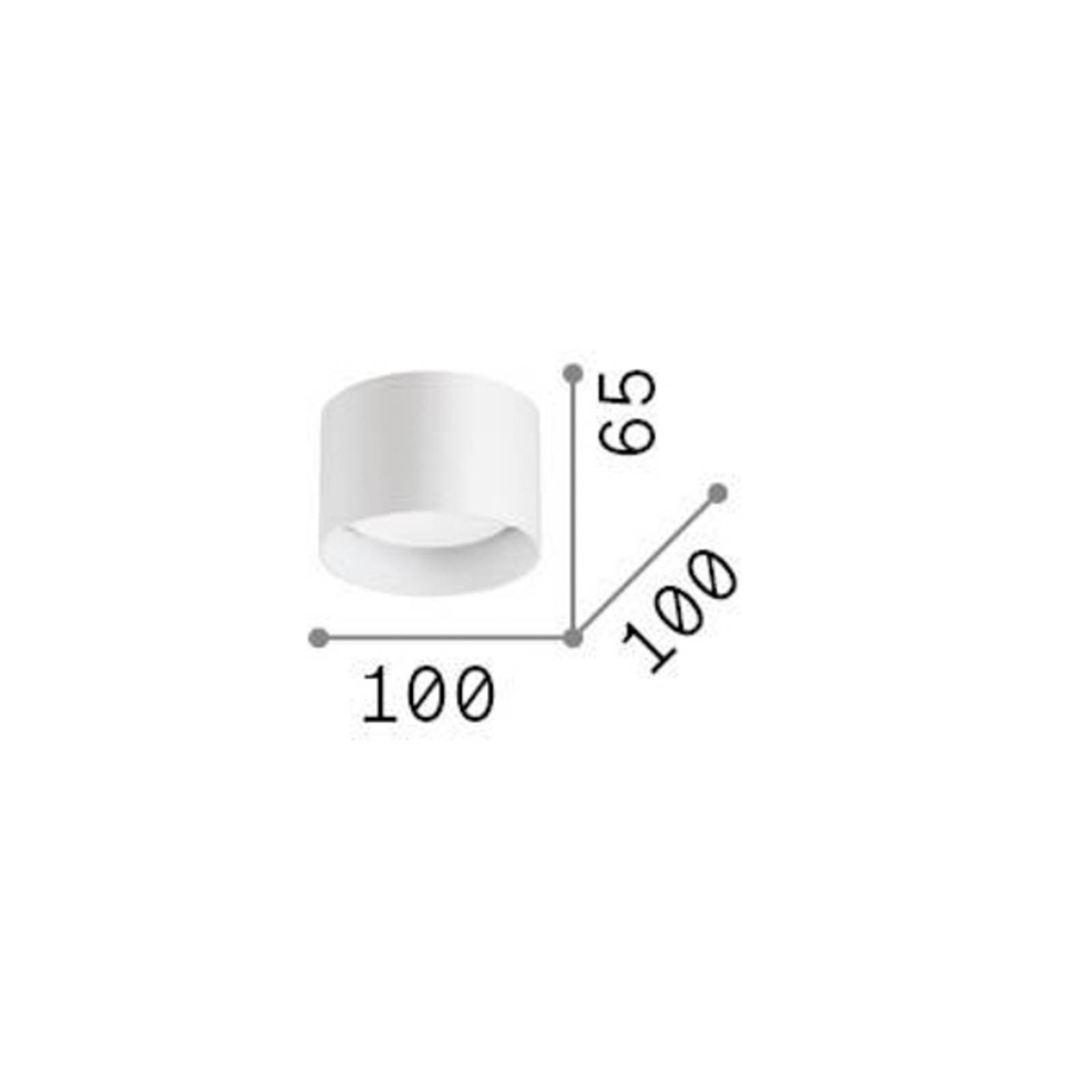 Ideallux Ideal Lux downlight Spike okrągły, kolor chrom, aluminium, Ø 10 cm