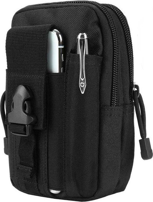 Aptel Bq11a Nerka Biodrówka Saszetka Na Pasek Spodni 16x10x6 Cm Czarna