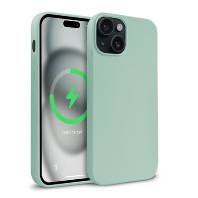 Etui CRONG Color Cover Magnetic MagSafe do Apple iPhone 15 Miętowy