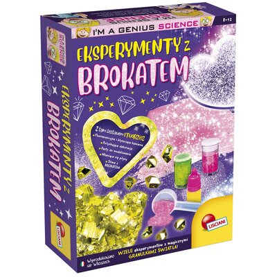 Lisciani I'm a Genius Science. Eksperymenty z brokatem
