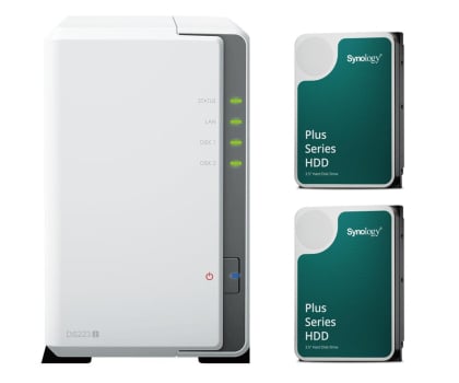 Synology DS223j 2x 16TB HDD HAT3310 Plus