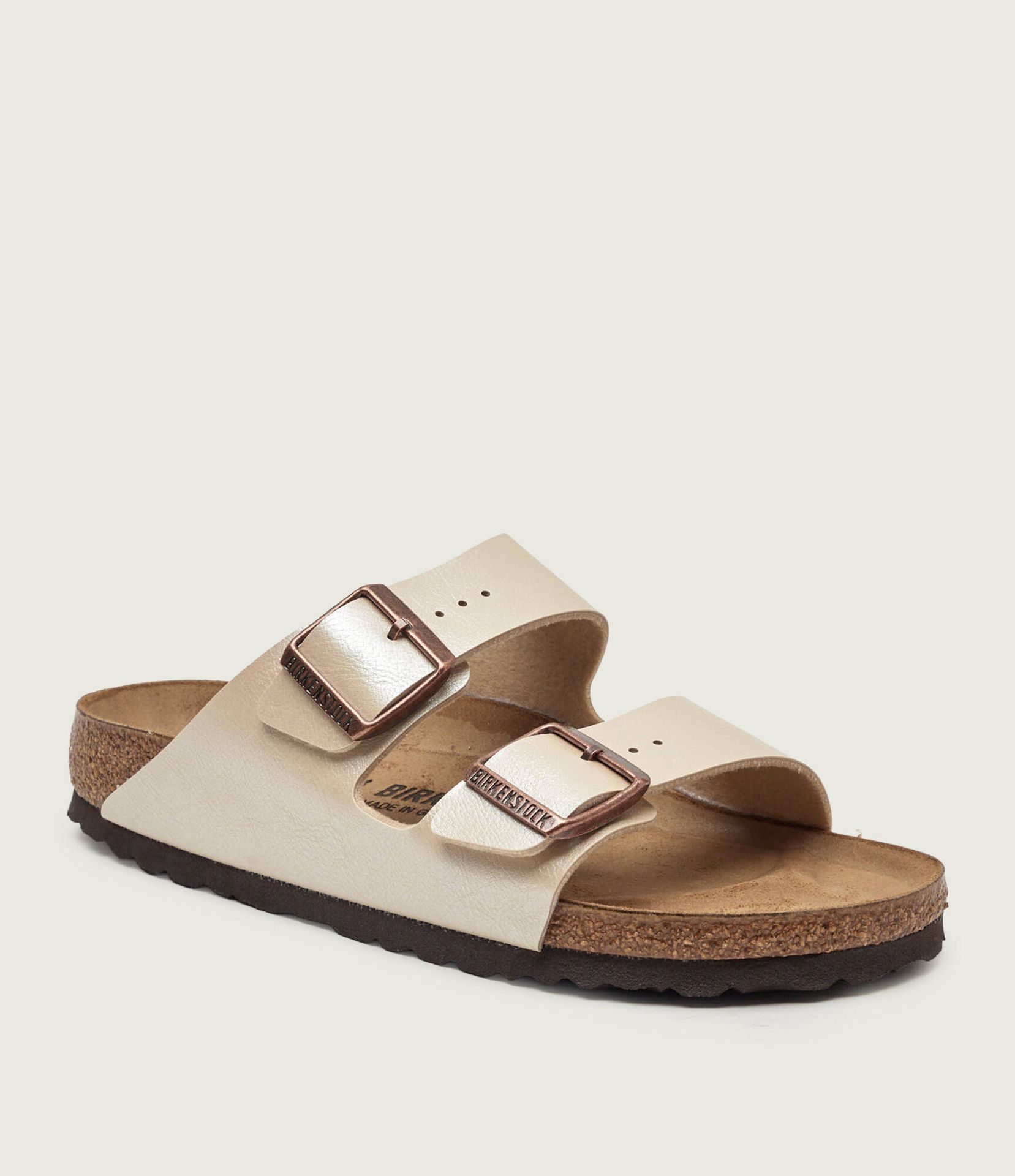 Birkenstock Klapki Arizona BF Narrow fit z dodatkiem skóry