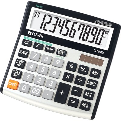 Kalkulator Eleven CT500VII, stolní, desetimístná (CT-500VII) Szara