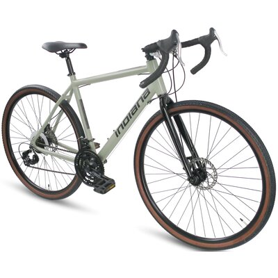 Rower gravel INDIANA Gravel M22 28 cali męski Zielony