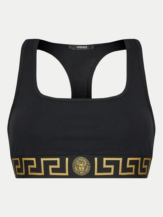 Versace Biustonosz top AUD01039 1A10011 Czarny