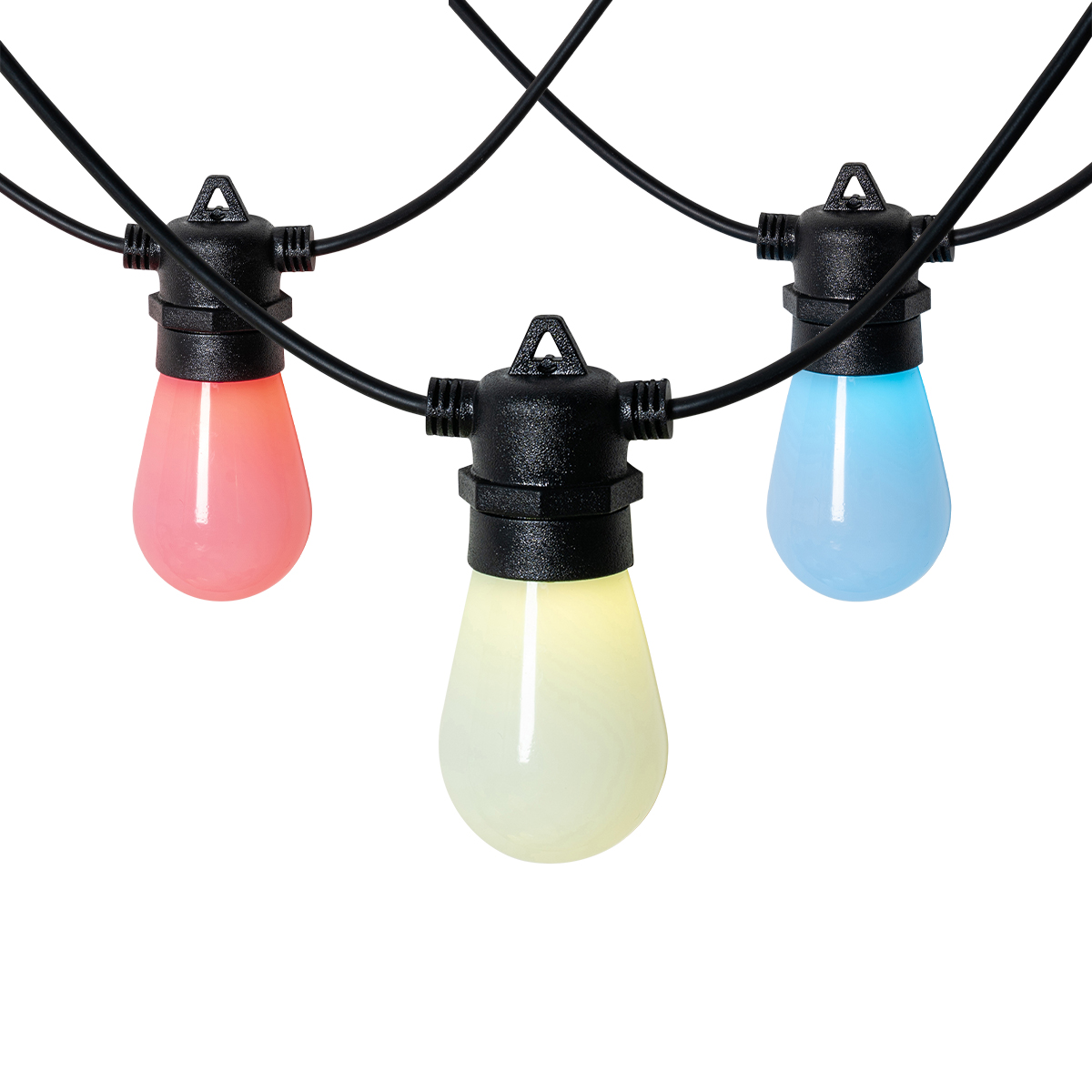 QAZQA Kabel Smart Pin LED 15 metrów 15-świetlny opal RGBW IP44 - Chill