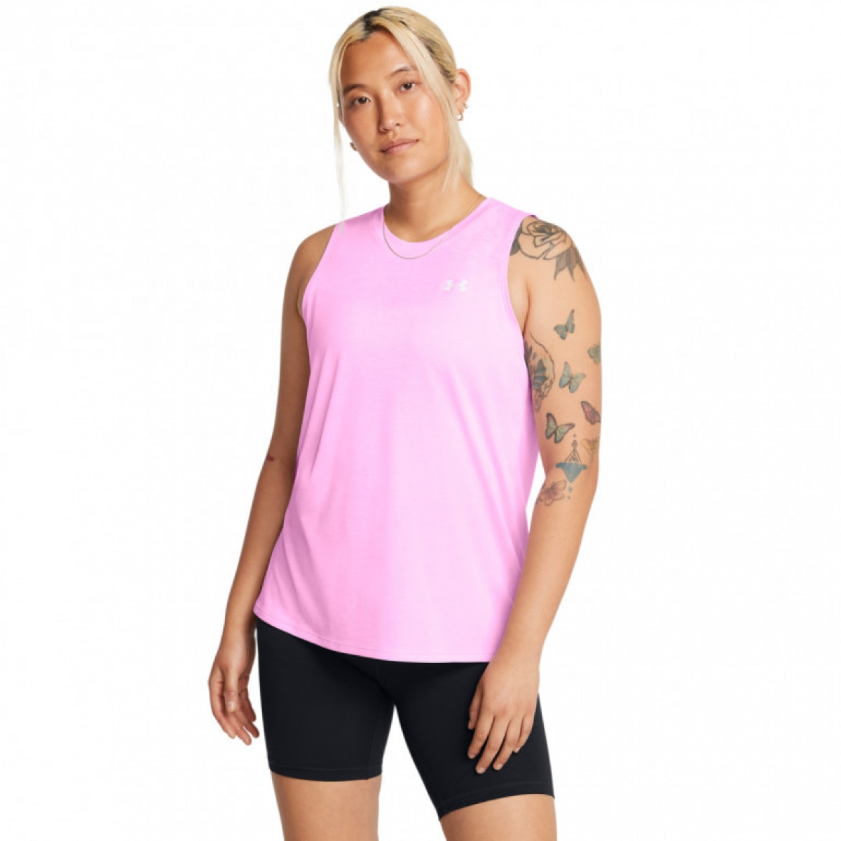 Damski top treningowy Under Armour Tech Tank Twist - różowy - UNDER ARMOUR