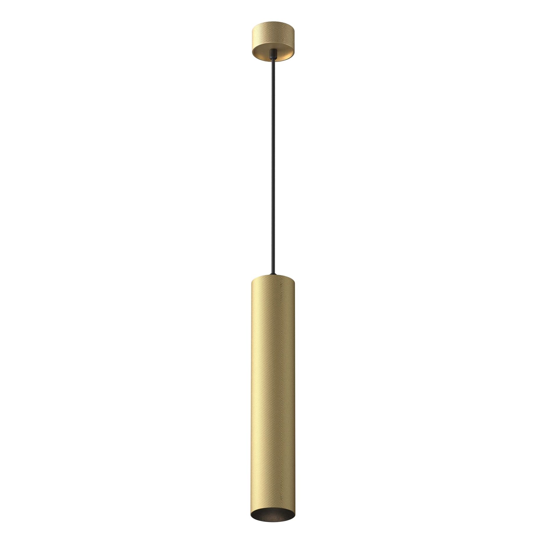 Złota lampa wisząca, tuba na GU10 P082PL-GU10-MG z serii ARTISAN