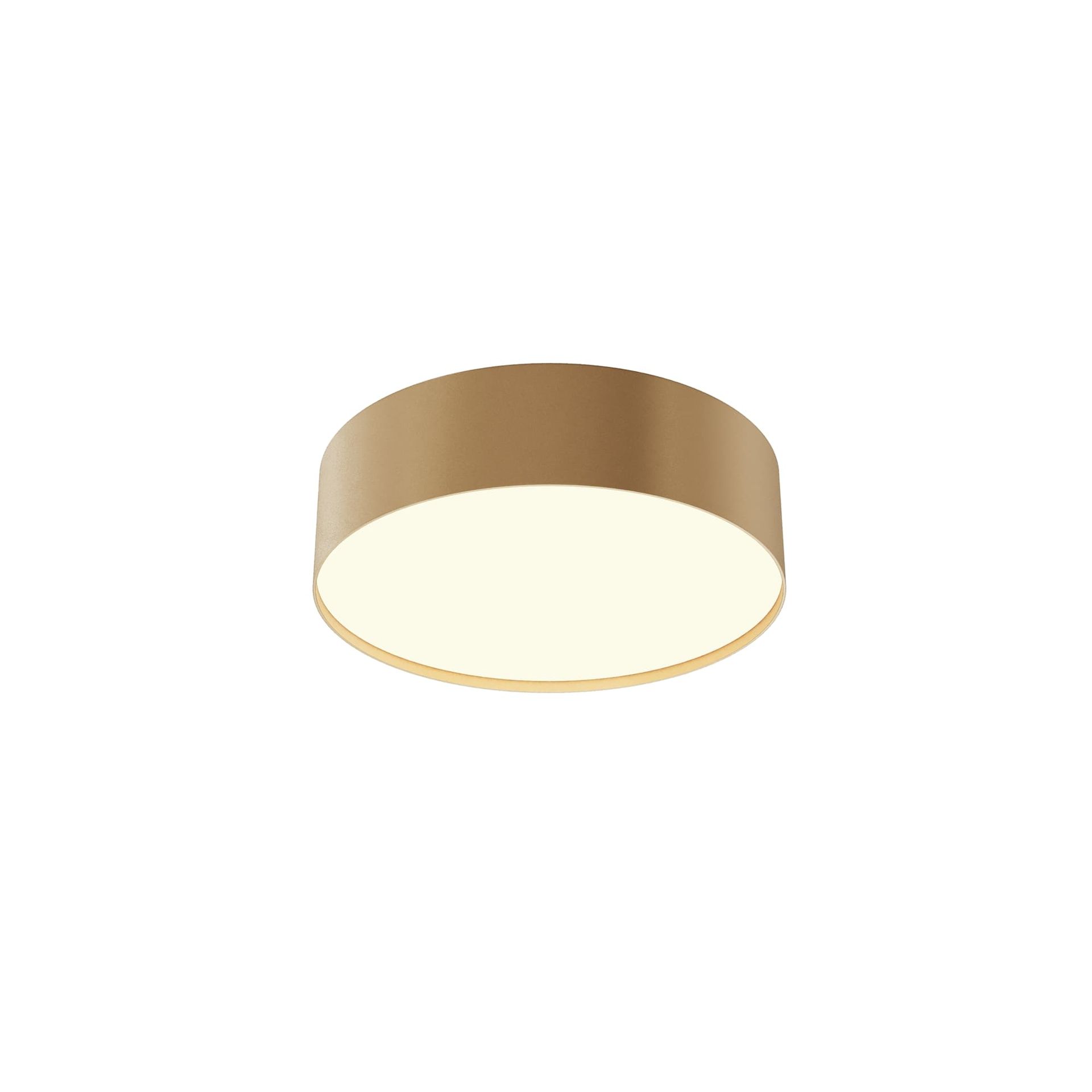 Plafon LED w kolorze złota, moc 24W C032CL-24W3K-RD-MG z serii ZON