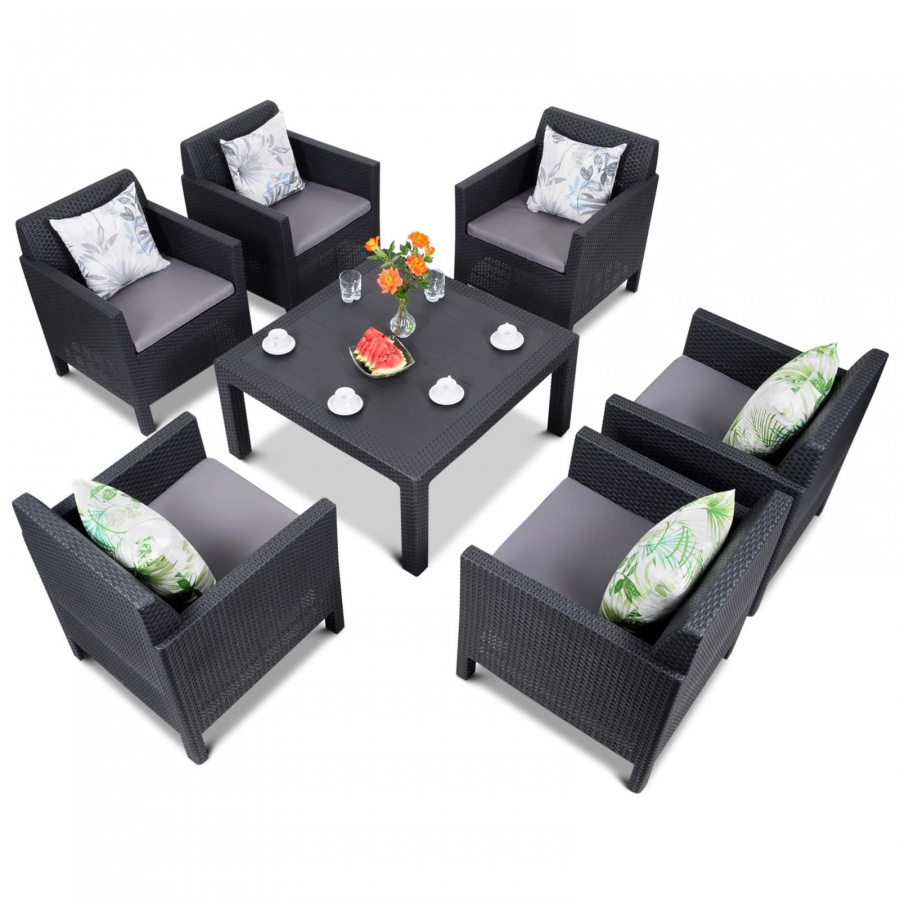 Orlando FAMILY Komfort 6+1 : Kolor - grafit/szary BK-005464