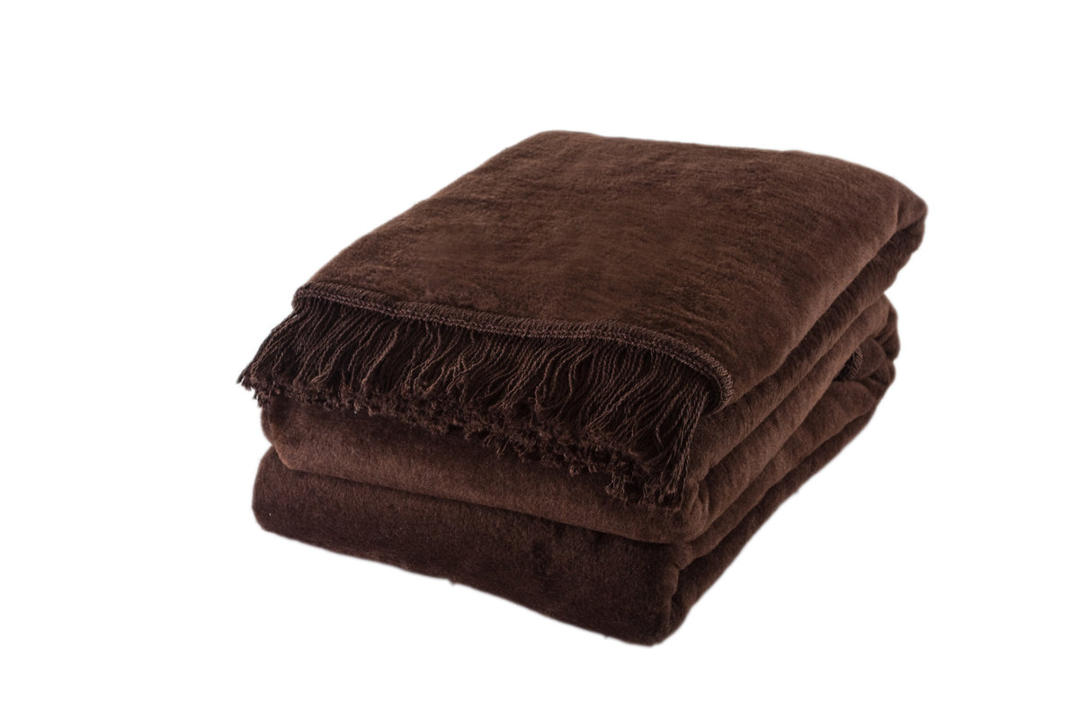 Koc Mocadesign 150x200 kolor brązowy