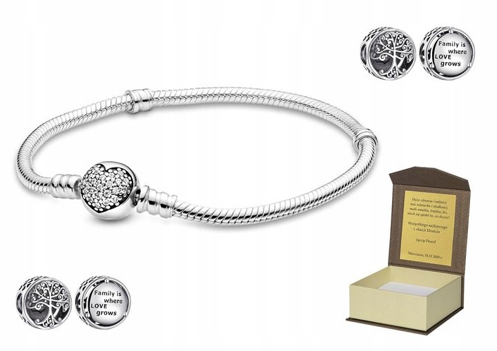 Bransoletka 17 cm do Pandora + Charms B119