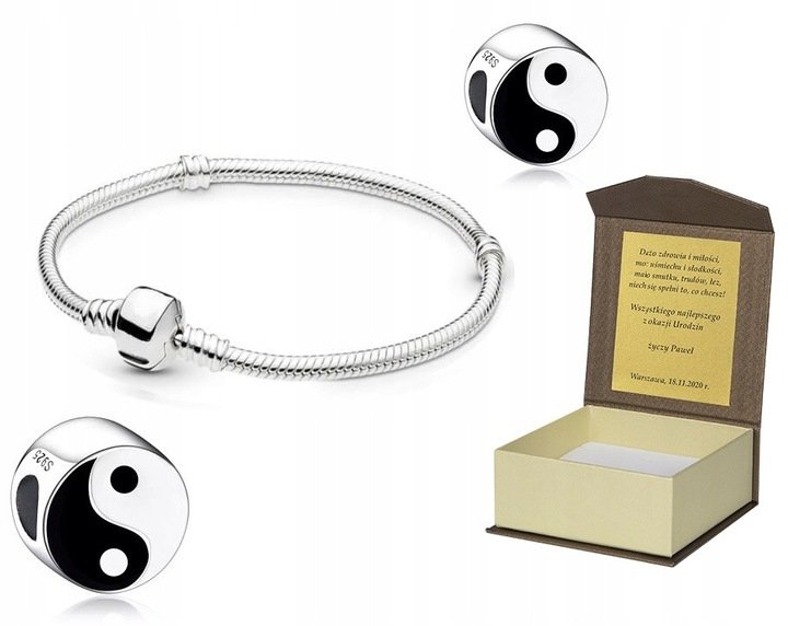 Bransoleta 18cm do Pandora + CHARMS B181