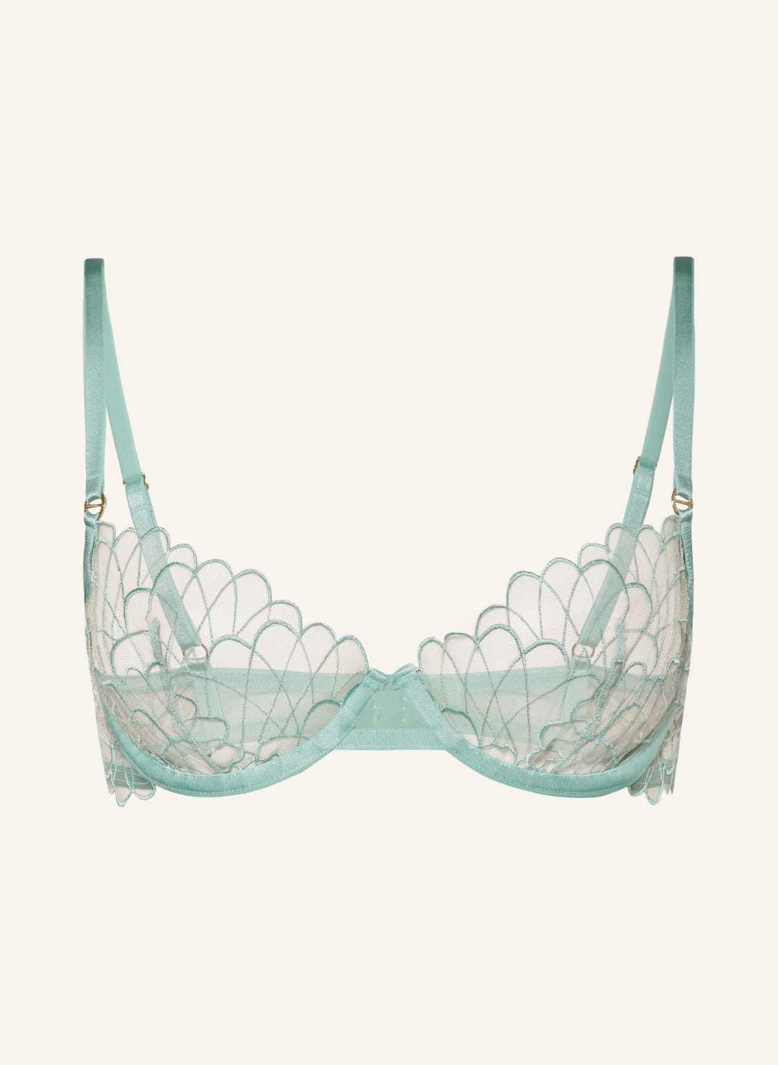 Bluebella Biustonosz Z Fiszbinami Rosetta gruen