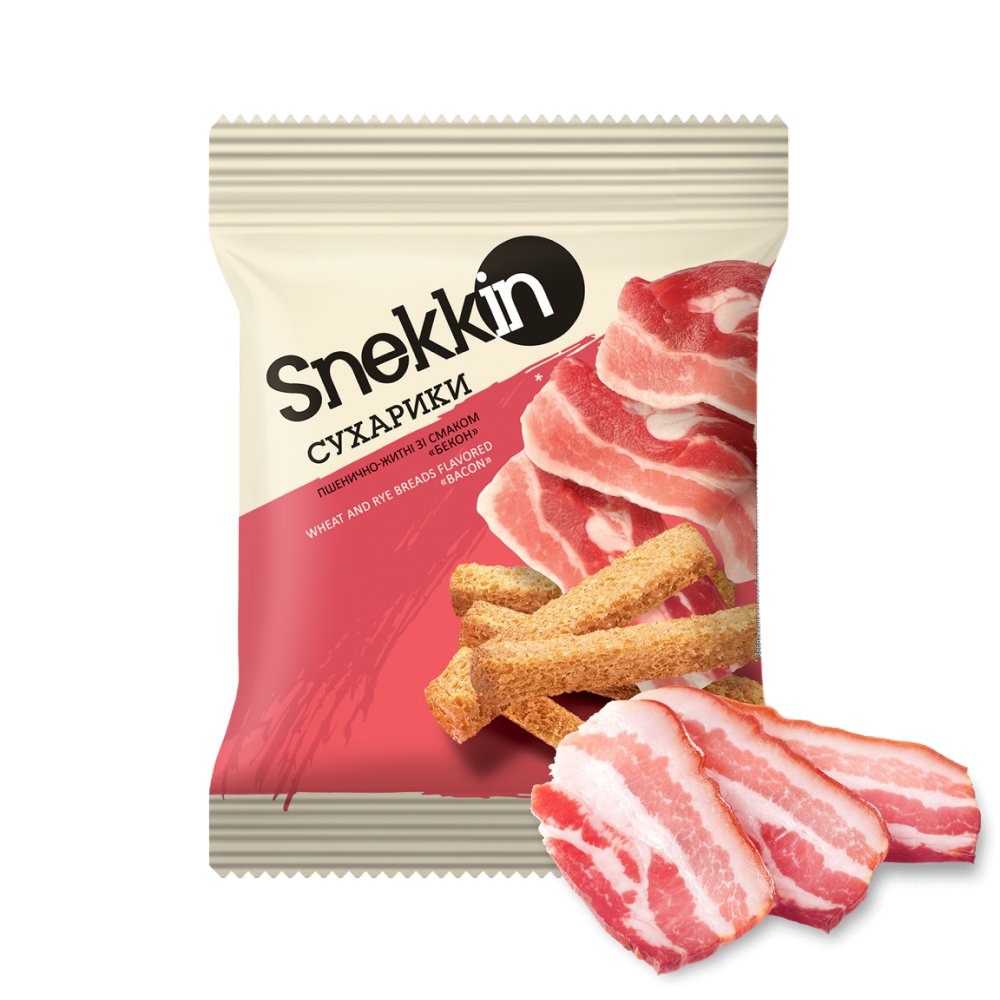 Grzanki o smaku bekonu 