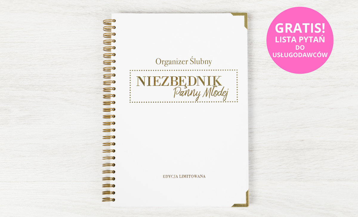 Organizer Ślubny Niezbędnik Panny Młodej - Oprawa Limitowana