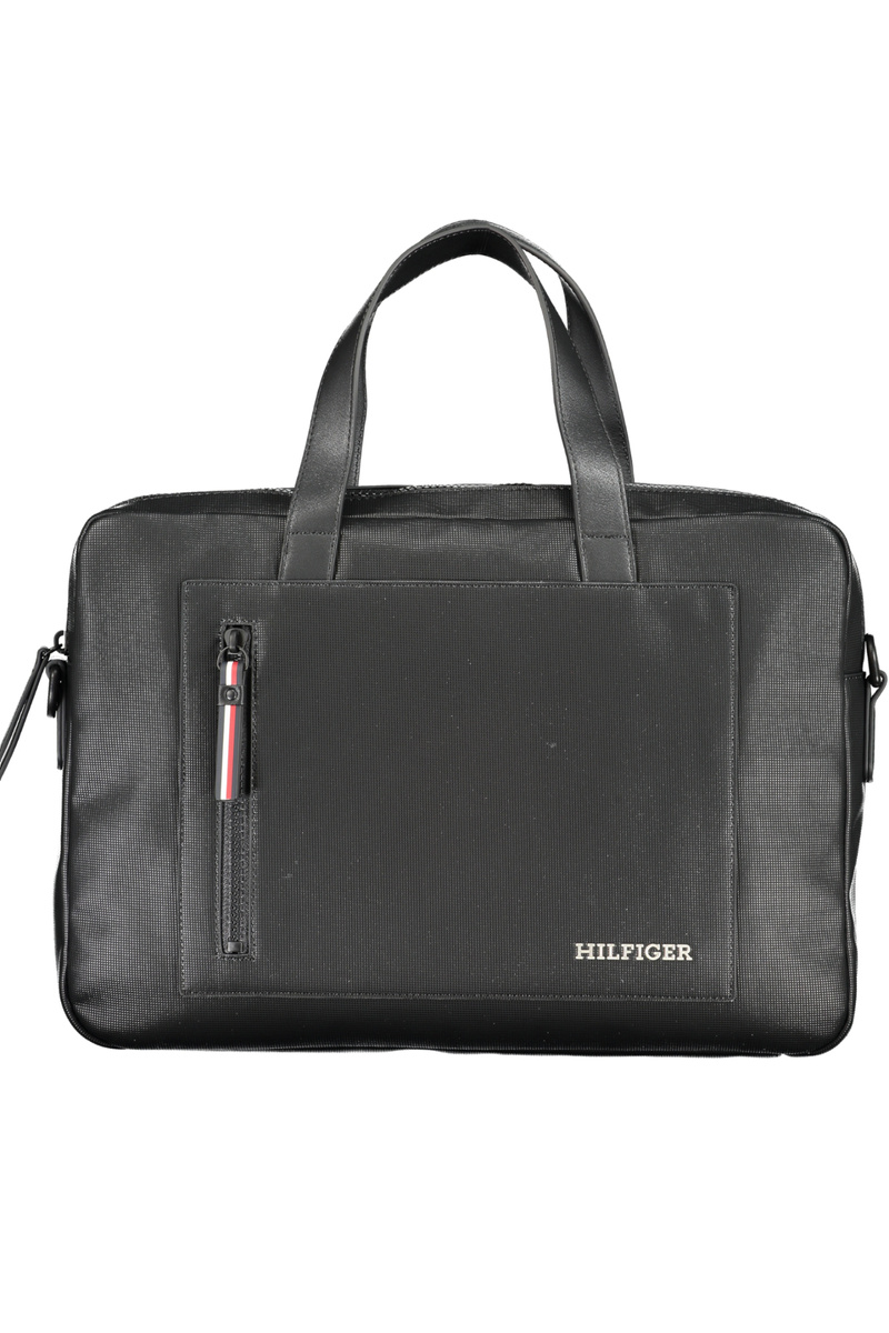 Teczka TOMMY HILFIGER CZARNA MĘSKA AM0AM11784_NEBDS_UNI