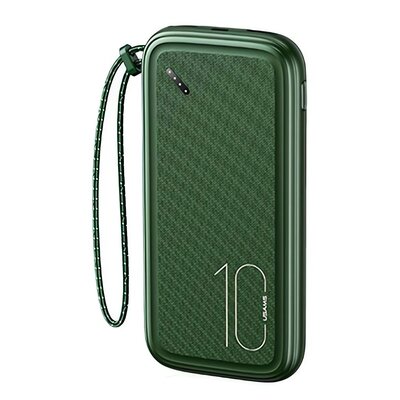 Usams PB56 10000mAh 2xUSB Zielony USA001157