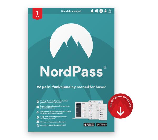 NordVPN NordPass Premium 1 Rok