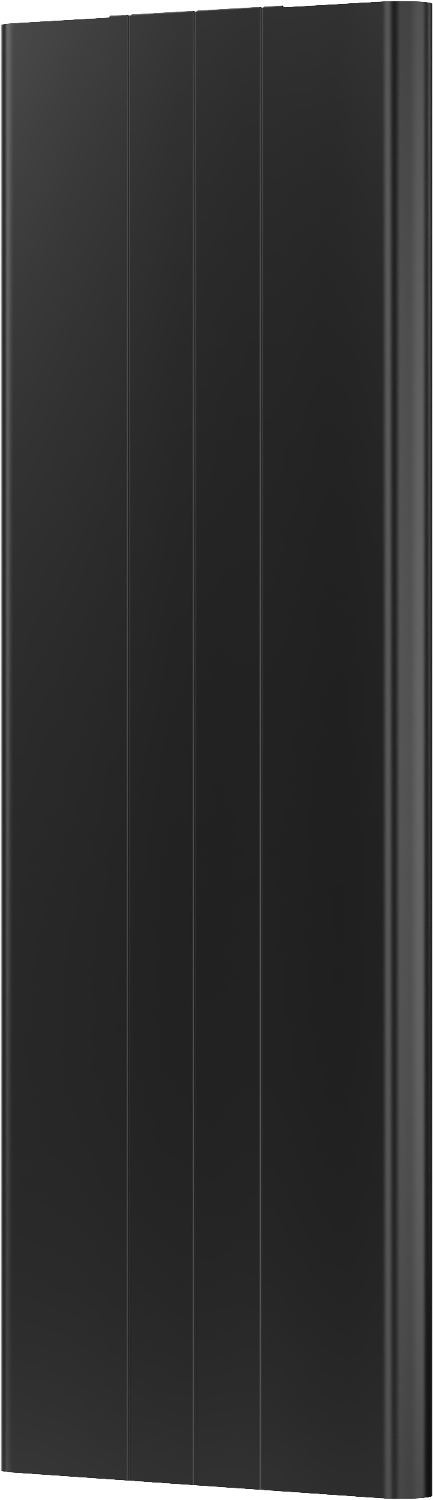 Mexen Line VR20SL grzejnik płytowy 1600 x 600 mm, podłączenie dolne środkowe, 1191 W, czarny - W6VR20SL-160-060-70