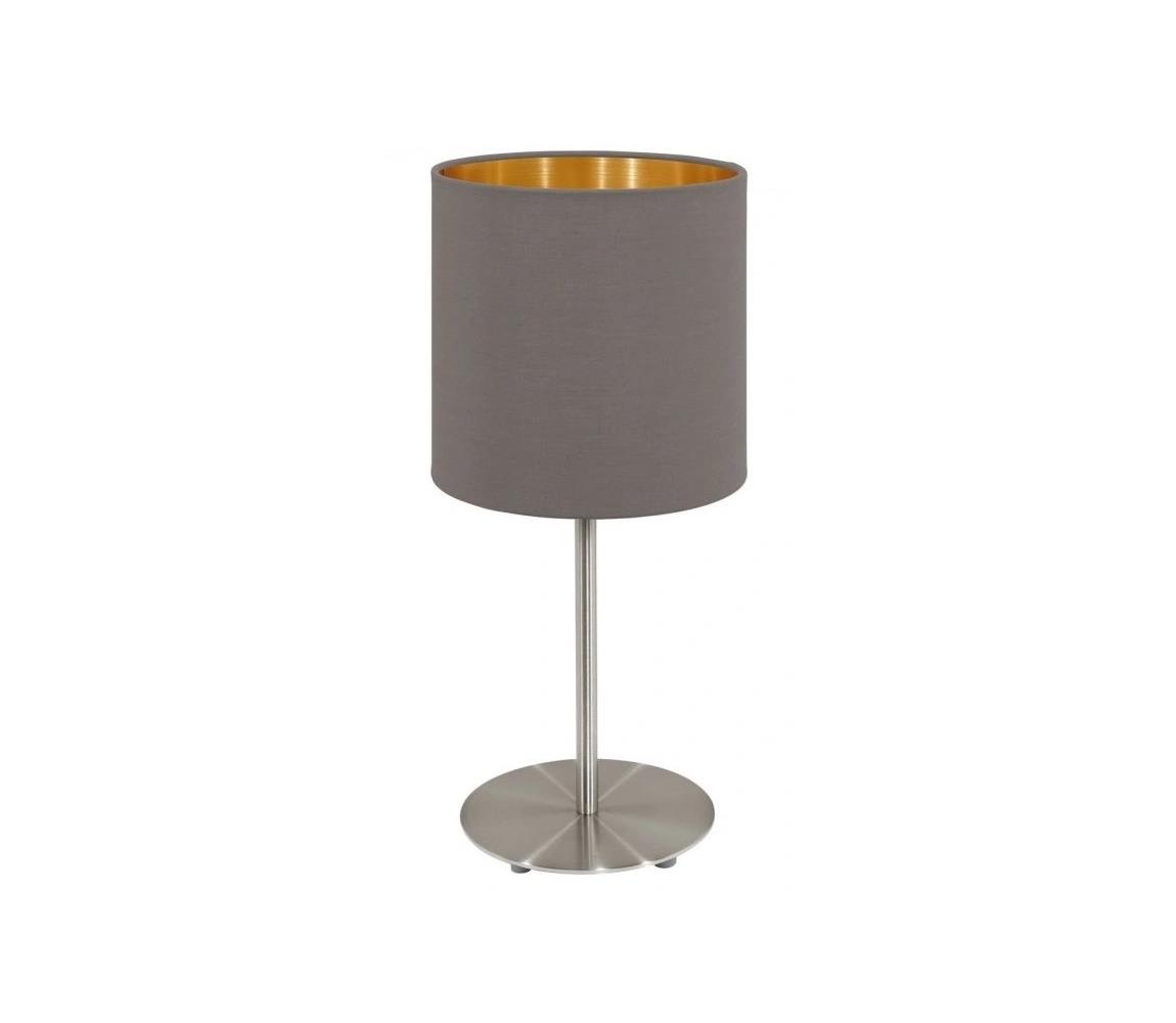 Eglo 55214 - Lampa stołowa PASTERI 1xE14/40W/230V brązowy/miedź