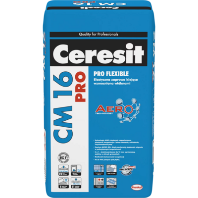 Wysokoelastyczny klej żelowy do płytek AERO C2TES1 CM 16PRO 20 kg Ceresit