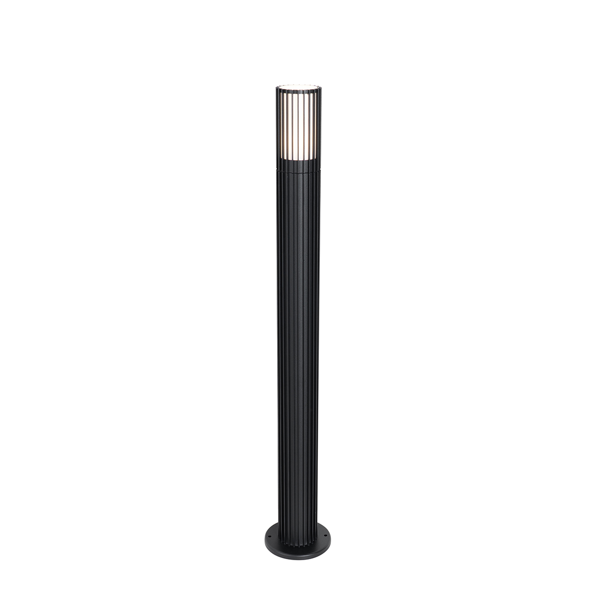 QAZQA Design buiten paaltje zwart 80 cm IP44 - Boris