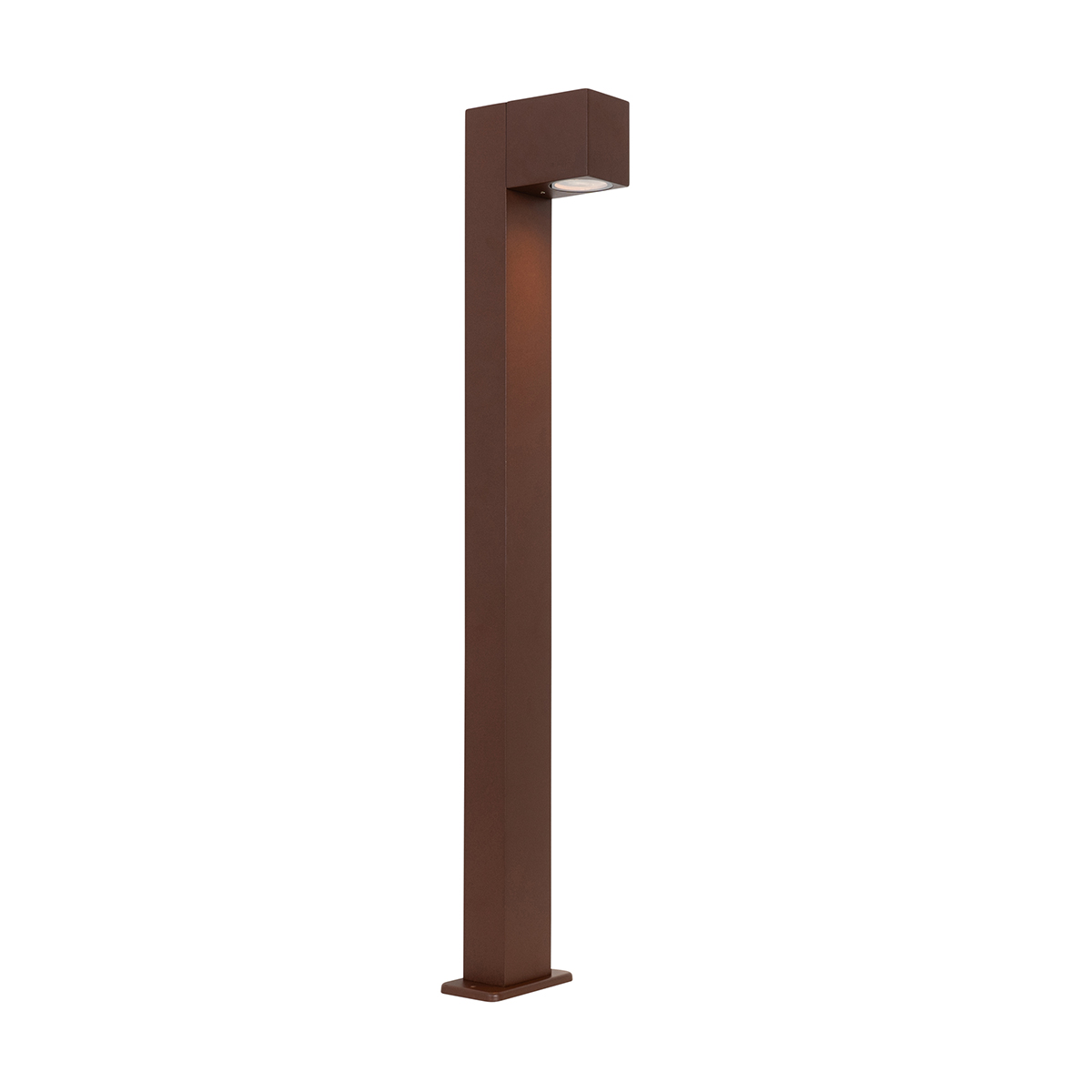 QAZQA Przemysłowa stojąca lampa zewnętrzna rdzawo-brązowa 80 cm IP44 - Baleno