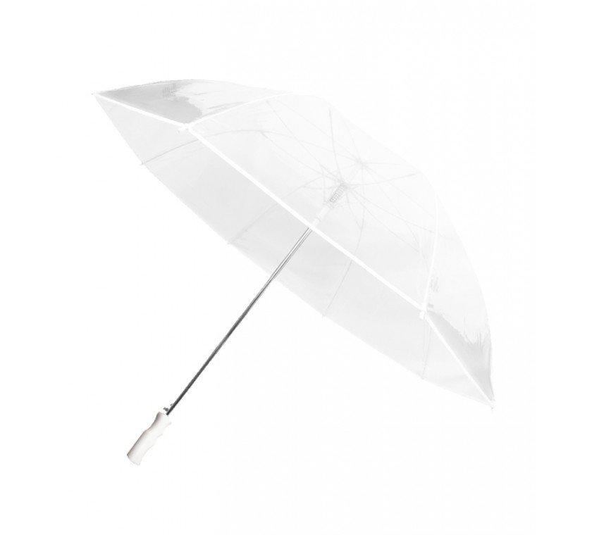 Smati, Długi parasol przezroczysty GOLF, biała bordiura