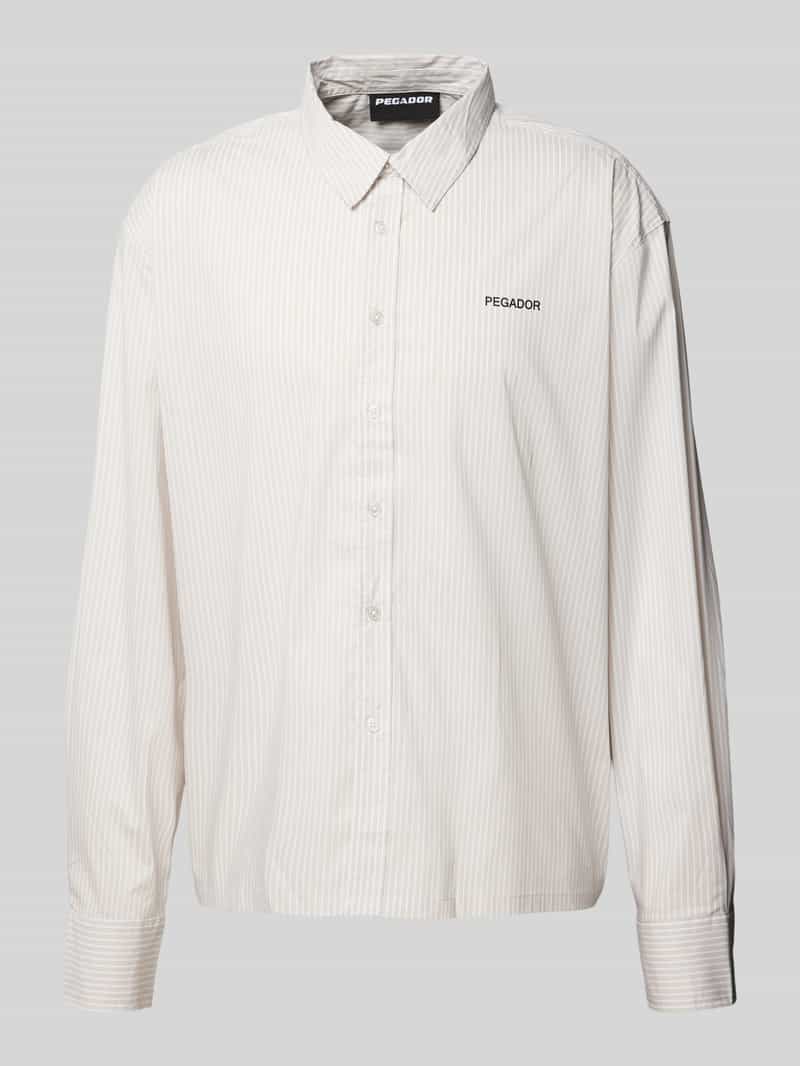 Koszula casualowa o kroju oversized z nadrukiem z logo model ‘MARO’