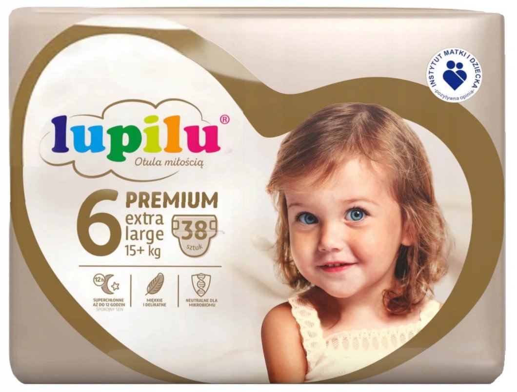 Pieluszki Lupilu Premium Rozmiar 6 38 szt